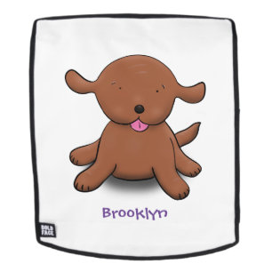 Niedlicher Hundehund Cartoon Rucksack
