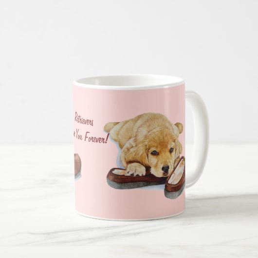 niedlicher Hundehund Kaffeetasse (VorderseiteRechts)