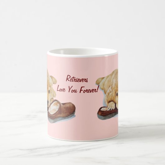 niedlicher Hundehund Kaffeetasse (Mittel)