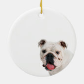Niedlicher Hundehund Keramik Ornament (Hinten)