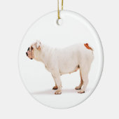 Niedlicher Hundehund Keramikornament (Links)