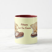 niedlicher Hundehund Tasse (Zentrum)