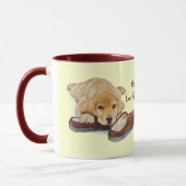 niedlicher Hundehund Tasse (Links)