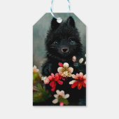 Niedlicher Hundehündchen Geschenkanhänger (Rückseite)