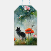 Niedlicher Hundehündchen Geschenkanhänger (Rückseite)