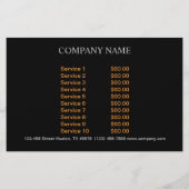 Niedlicher Hundekatzen-Sitzer Haustierzüchter Flyer (Hinten)