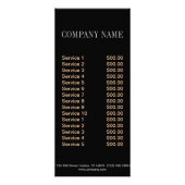 Niedlicher Hundekatzenhaustier Sitter Werbekarte (Hinten)