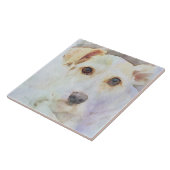 Niedlicher Hundekopf-Gesichtskette Fliese (Seite)