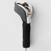 Niedlicher Hundekopf Golf Headcover (angewinkelt)