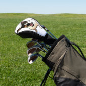 Niedlicher Hundekopf Golf Headcover (In SItu)