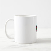 Niedlicher Hundekopf Zeichnend Kaffeetasse (Links)