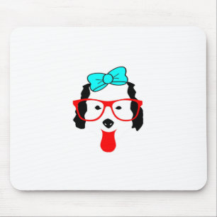 Niedlicher Hundekopf Zeichnend Mousepad