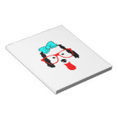 Niedlicher Hundekopf Zeichnend Notizblock (angewinkelt)