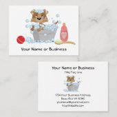 Niedlicher Hundekuchen Visitenkarte (Vorne/Hinten)