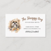 Niedlicher Hundeliebhaber Visitenkarte (Vorderseite)