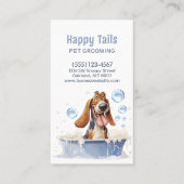 Niedlicher Hundeliebhaber Visitenkarte (Vorderseite)