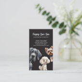 Niedlicher Hundeliebhaber Visitenkarte (Stehend Vorderseite)