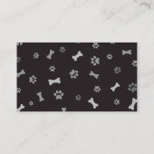 Niedlicher Hundeliebhaber Visitenkarte (Rückseite)