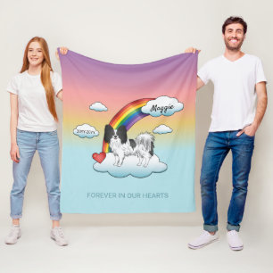 Niedlicher Hundenbogen-Gedächtnis Fleecedecke