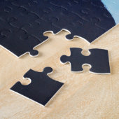 Niedlicher Hundepuzzle Geburtskarte Puzzle (Seite)