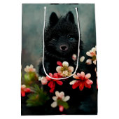 Niedlicher Hundeschenkbeutel Mittlere Geschenktüte (Rückseite)