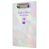 Niedlicher Hundeschleifservice Pfosten Druckkurve Klemmbrett (Links)