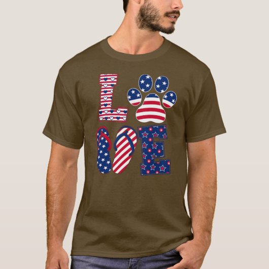 Niedlicher Hundeschlitten mit Flip Flops amerikani T-Shirt (Vorderseite)