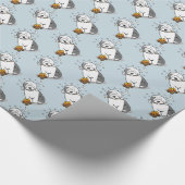 Niedlicher Hundeschlittencamper Alte Englische Sch Geschenkpapier (Ecke)