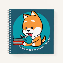 Niedlicher Hundeschluss Notizblock