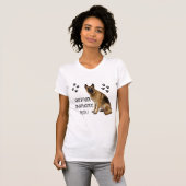 Niedlicher Hundeshirt! Schäferhund-Felsen! T-Shirt (Vorne ganz)