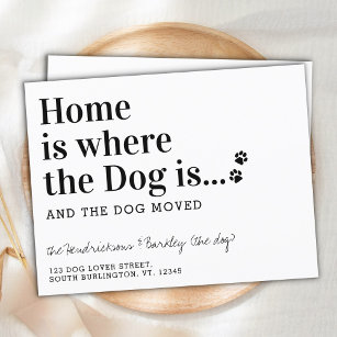 Niedlicher Hundesport: Wir haben den neuen Adresss Postkarte