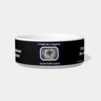 Niedlicher Hundeteller für Shih-Tzu Napf