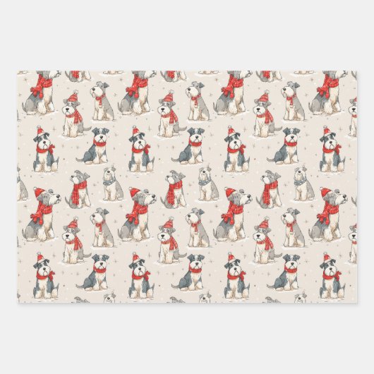 Niedlicher Hundeweihen Geschenkpapier Set (Vorderseite 2)