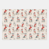 Niedlicher Hundeweihen Geschenkpapier Set (Vorderseite)