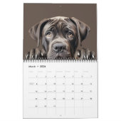 Niedlicher Hundewelpen-Eyes-Kalender Kalender (Mär 2026)