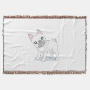 Niedlicher Hundewelpen Geschenk für Hundeliebhab Decke
