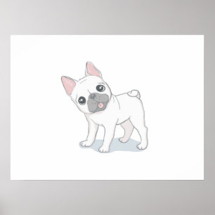 Niedlicher Hundewelpen   Geschenk für Hundeliebhab Poster