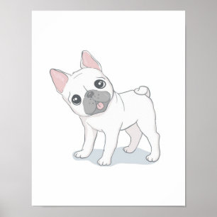 Niedlicher Hundewelpen Geschenk für Hundeliebhab Poster
