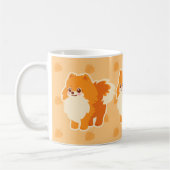 Niedlicher HundKawaii Spitz Kaffeetasse (Links)