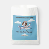 Niedlicher Hundspilot und Cessna Flugzeug, Reisen, Geschenktütchen (Vorderseite)