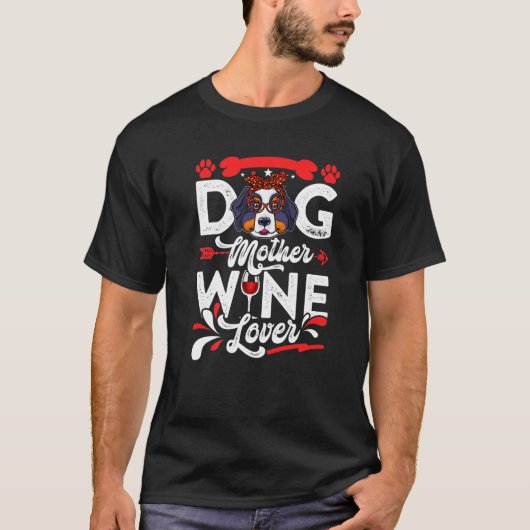 Niedlicher Hundstag Mutter Berner Bergwelse Mutter T-Shirt (Vorderseite)