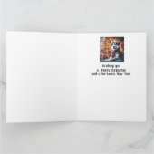 Niedlicher Husky Hund Haustier Karte (Innenseite)