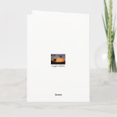 Niedlicher Husky und Rose Dankeschön Karte (Rückseite)