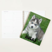Niedlicher Husky Welppy Calendar-Planer Planer (Anzeige)