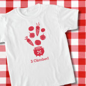 Niedlicher Hutspot 3 Oktober Leidens Lounge Rood T-Shirt