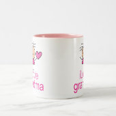 Niedlicher i-Liebe-Großmutter-T - Shirt Zweifarbige Tasse (Mittel)