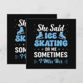 Niedlicher Ice Rink synchronisiert ruft an (Vorne/Hinten)