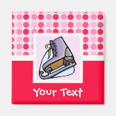 Niedlicher Ice-Skate Magnet (Vorne)