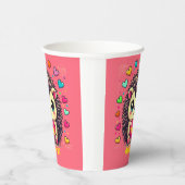 Niedlicher Igel Anpassbare Geburtstagskarte Pappbecher (Rechts)