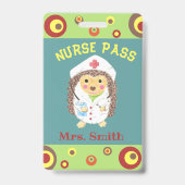 Niedlicher Igel Ausweis (Front)